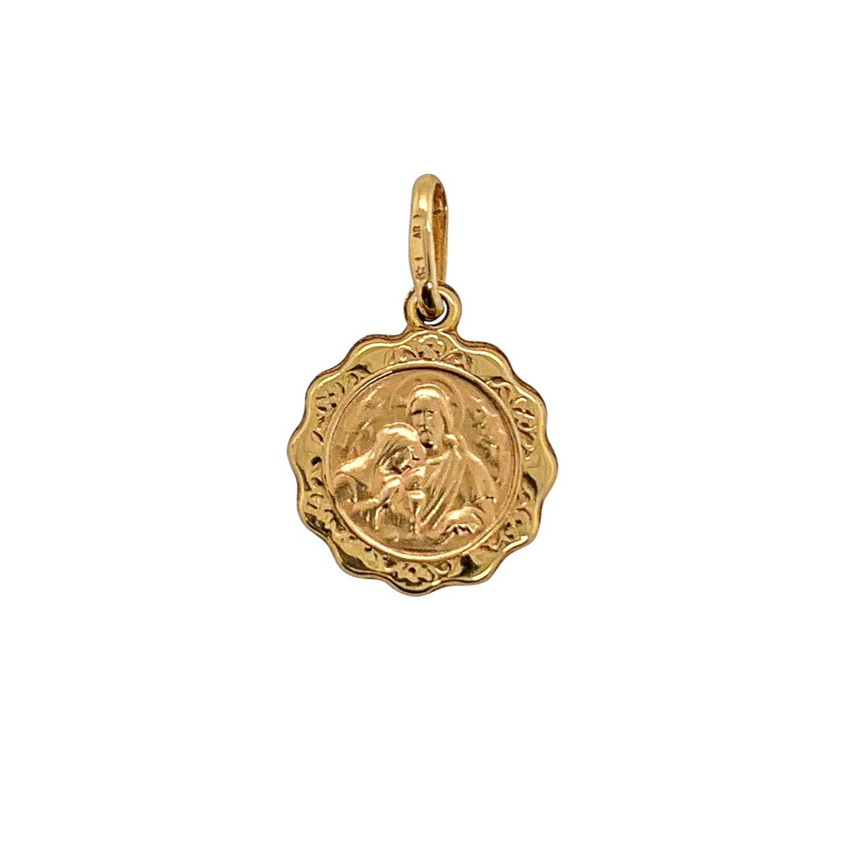 9ct Yellow Gold Holy Communion Medal Pendant – Oroginale Fine Jewellery