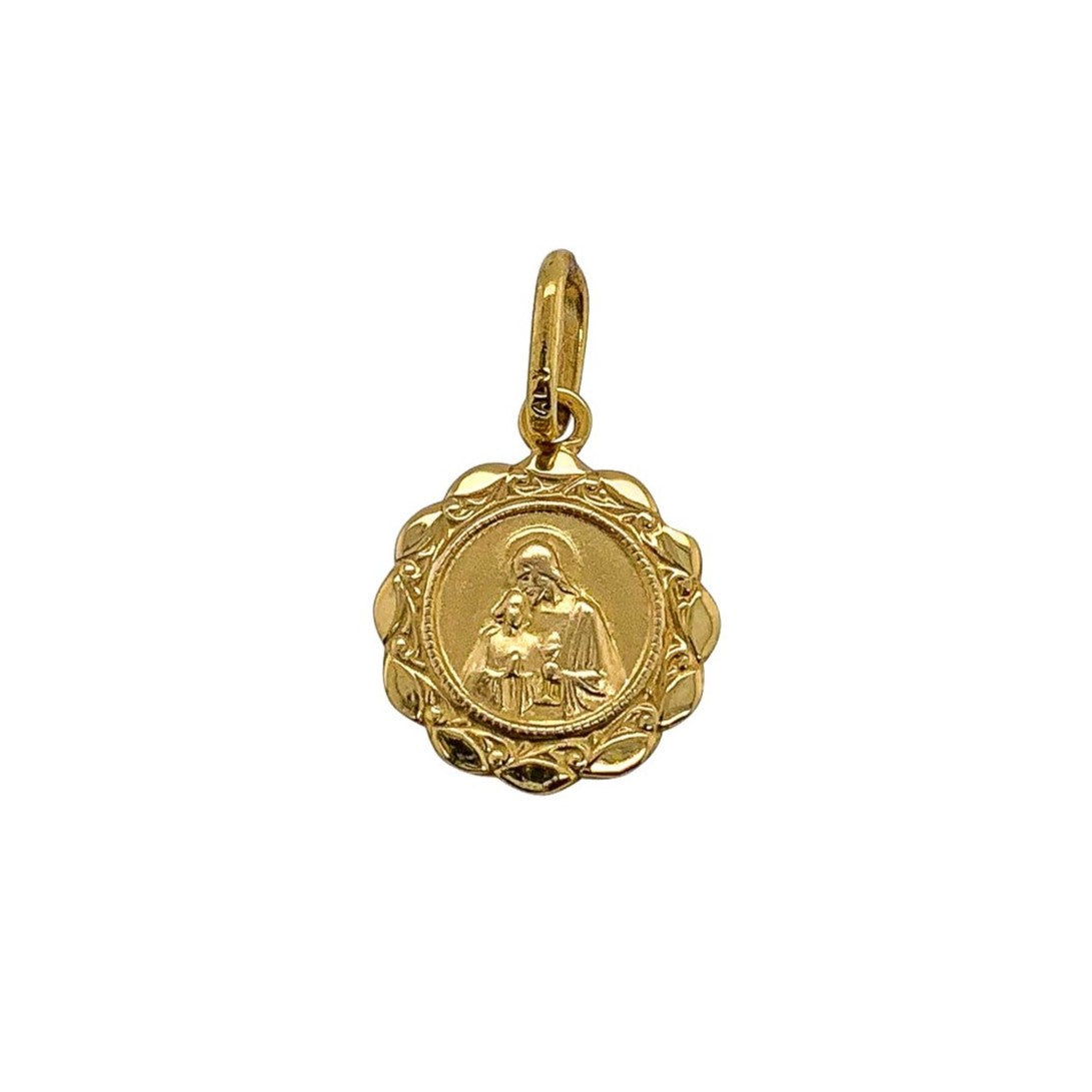 9ct Yellow Gold Holy Communion Medal Pendant – Oroginale Fine Jewellery