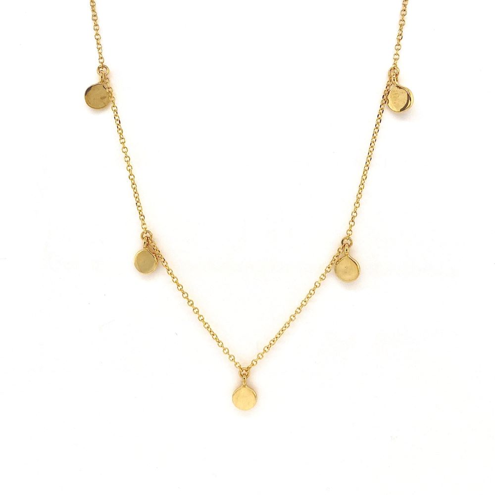 Personalised 9ct Gold Full Circle Necklace By Posh Totty Designs |  notonthehighstreet.com